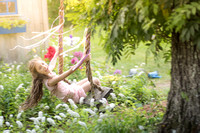 girl swinging outdoor on location photoshoot in Boston MA